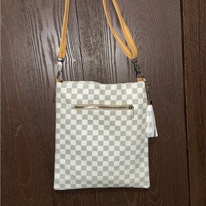 Checkered Crossbody Bag